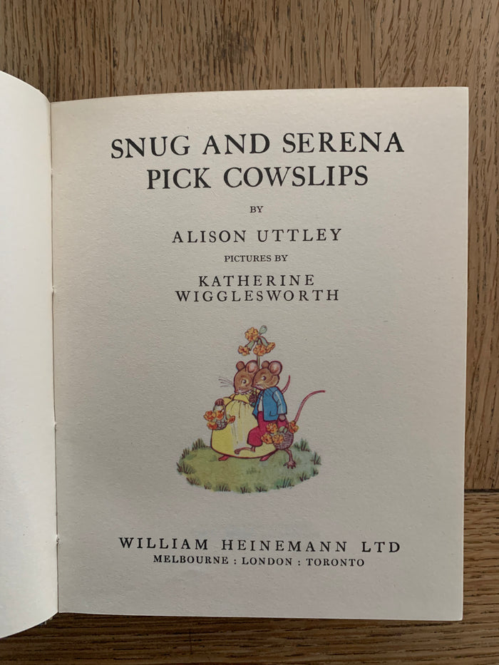 Snug and Serena Pick Cowslips