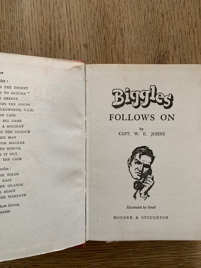 Biggles Follows On