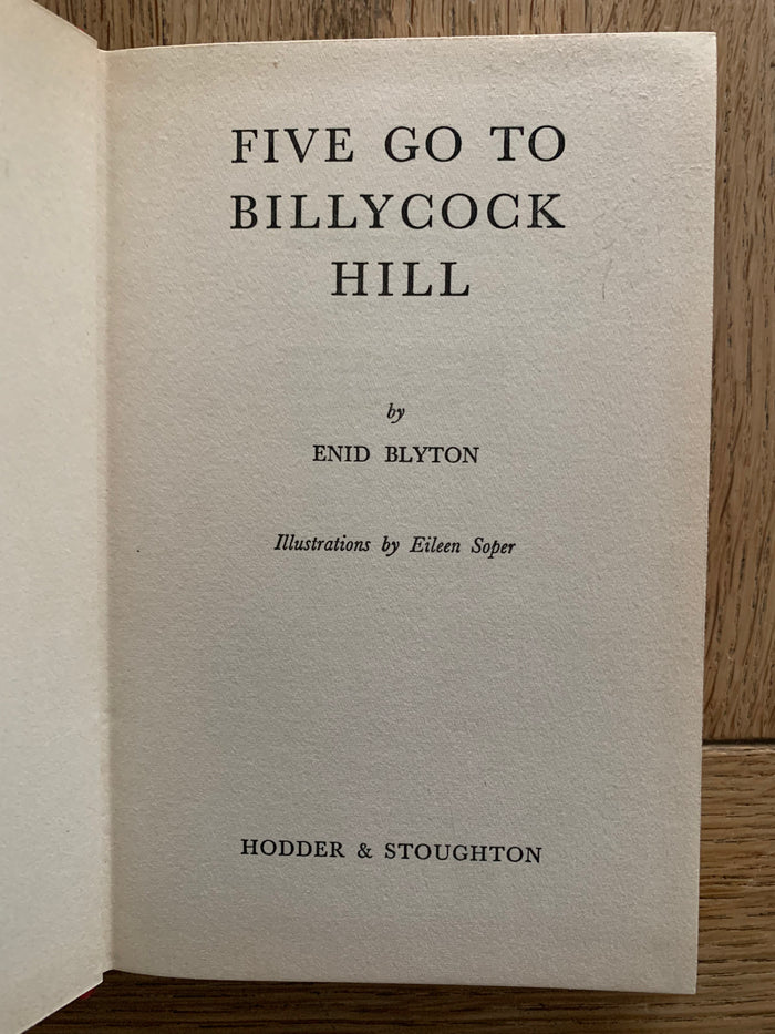 Five Go To Billycock Hill