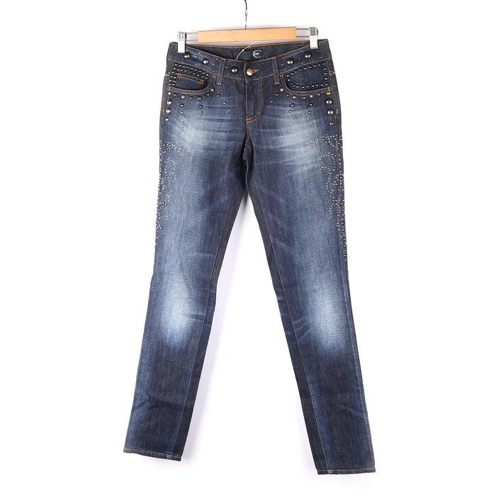 Indigo Blue Denim Tapered Jeans