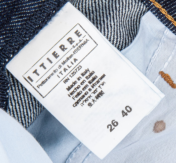 Indigo Blue Denim Tapered Jeans