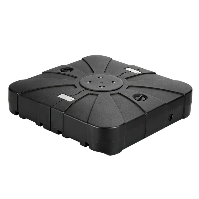 Instahut Outdoor Umbrella Base 84cm Fillable 60kg Cantilever Base Wheels