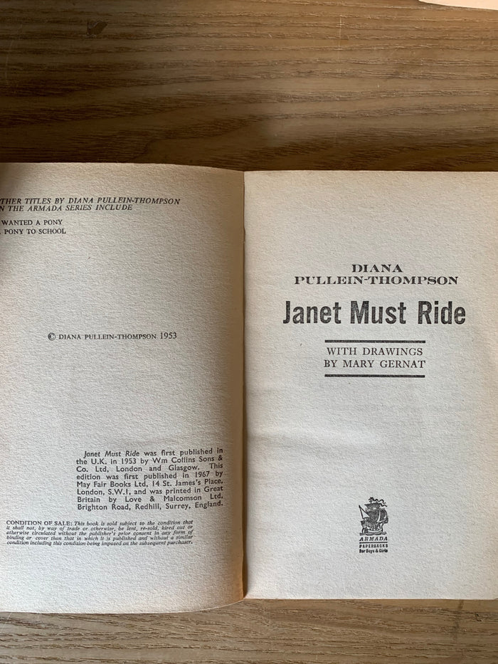 Janet Must Ride