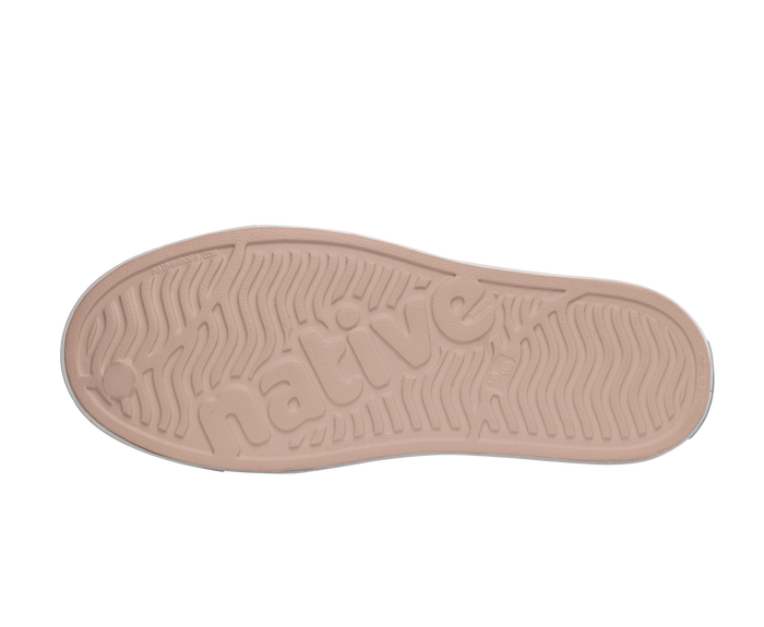 Bottom view of a Native Shoes Jefferson Arc Wf Stonewash | Satellite Grey / Whisper White / Brushed Footwear in Satellite Grey / Whisper White / Brushed