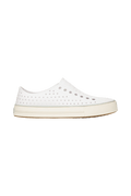 Side view of a Native Shoes Adults Jefferson Arc Wanderfoam Footwear in Shell White / Whisper White