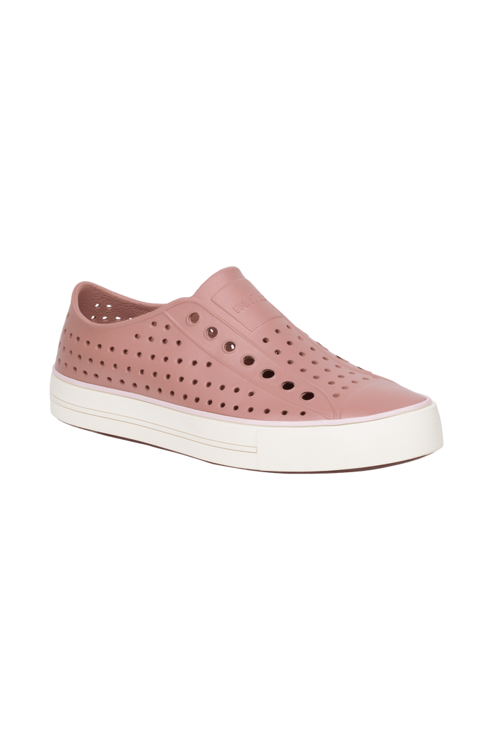Bottom view of a Native Shoes Jefferson Arc Wanderfoam | Caypnk/Whsprwht Footwear in Caypnk/Whsprwht
