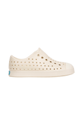 Side view of a Native Shoes Kids Jefferson Kids Footwear in Bone White / Bone White