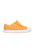Side view of a Native Shoes Kids Jefferson Kids Footwear in Pynor/Shlwht