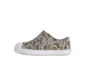 Side view of a Native Shoes Kids Jefferson Print Kids Footwear in Slkgry/Shlwht/Vetcamo