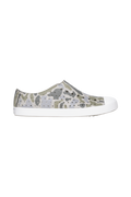 Side view of a Native Shoes Adults Jefferson Wanderfoam Print Footwear in Slkgry/Shlwht/Vetcamo
