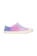 Side view of a Native Shoes Adults Jefferson Wanderfoam Print Footwear in Skwybl/Bnwht/Fscosoftspec