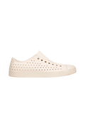 Side view of a Native Shoes Adults Jefferson Footwear in Bone White / Bone White