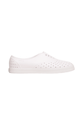 Side view of a Native Shoes Adults Jericho Wanderfoam Footwear in Shell White / Shell White