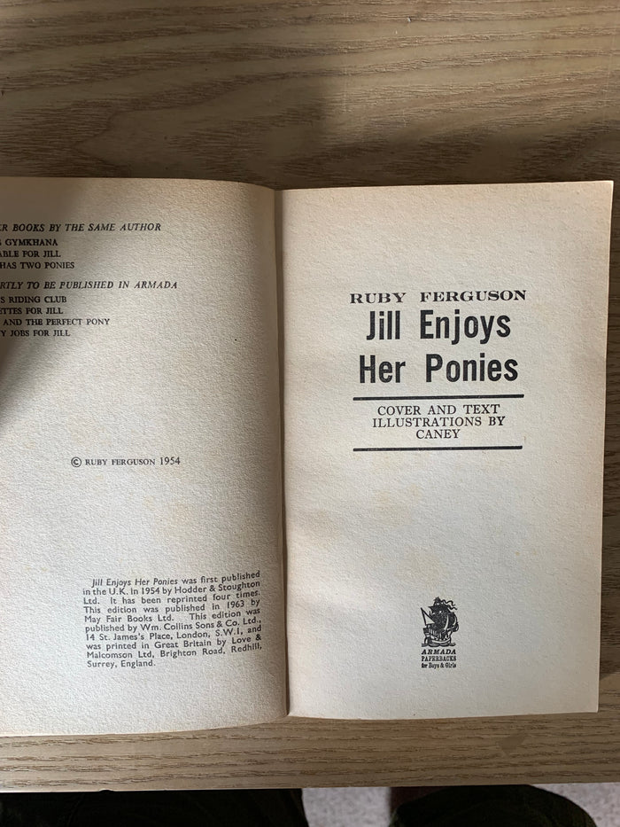 Jill Enjoys Her Ponies