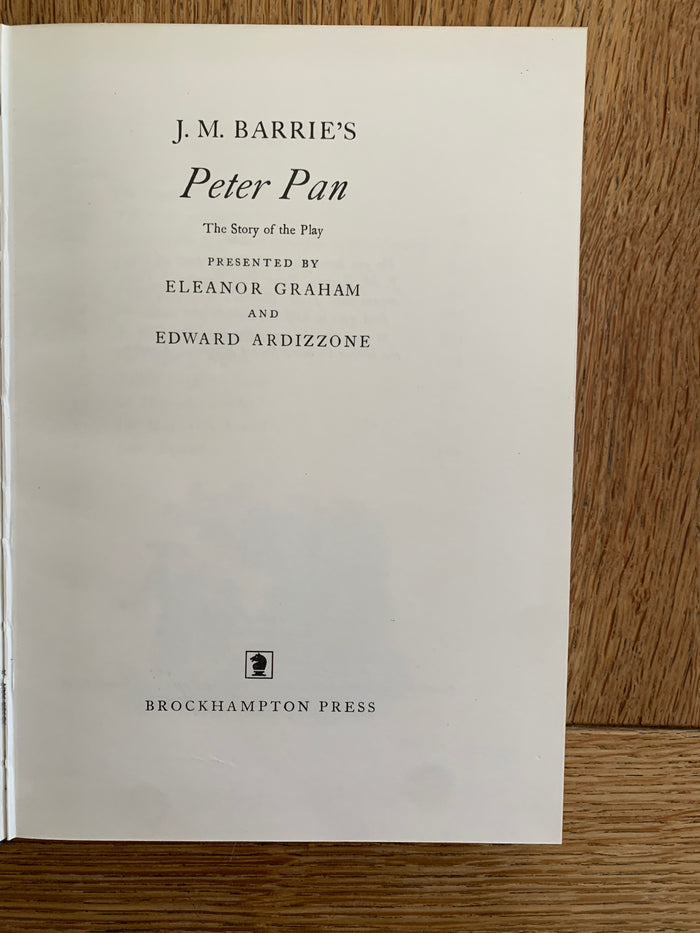 J.M. Barrie's Peter Pan: The Story of the Play