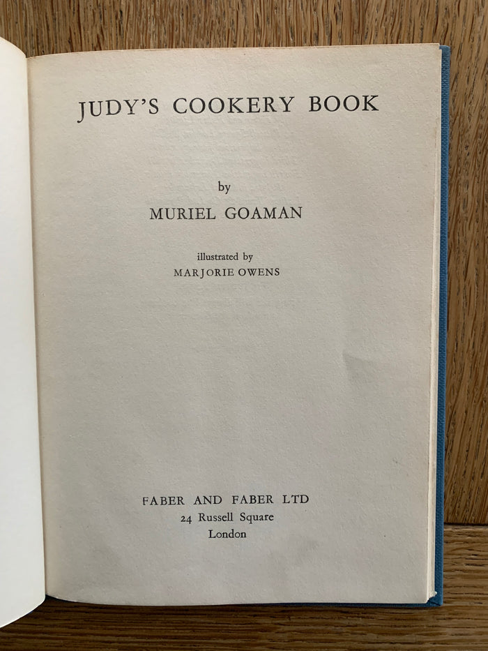 Judy's Cookery Book