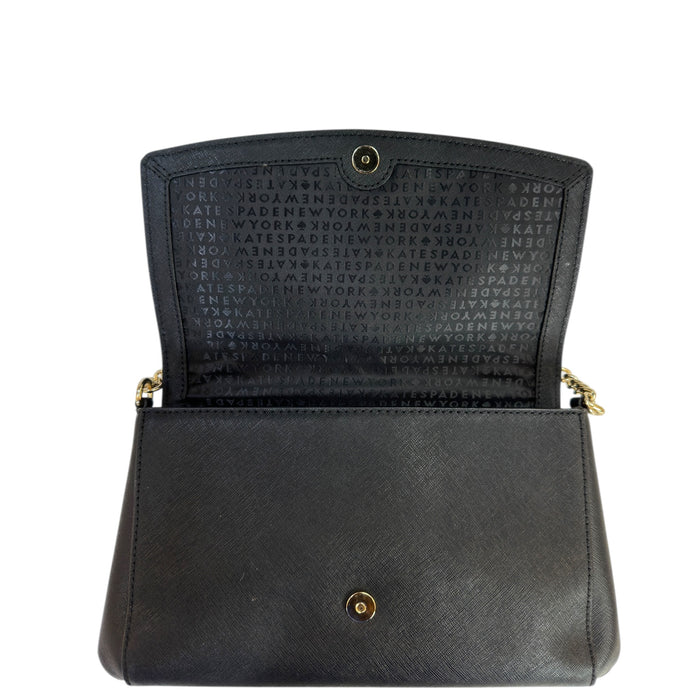 Kate Spade Laurel Way Crossbody Bag Black Leather