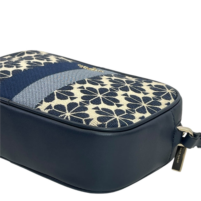 Kate Spade Spade Mini Camera Bag Blue Flower Jacquard
