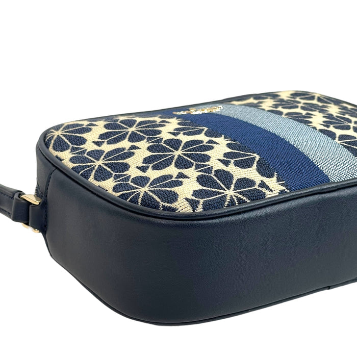 Kate Spade Spade Mini Camera Bag Blue Flower Jacquard