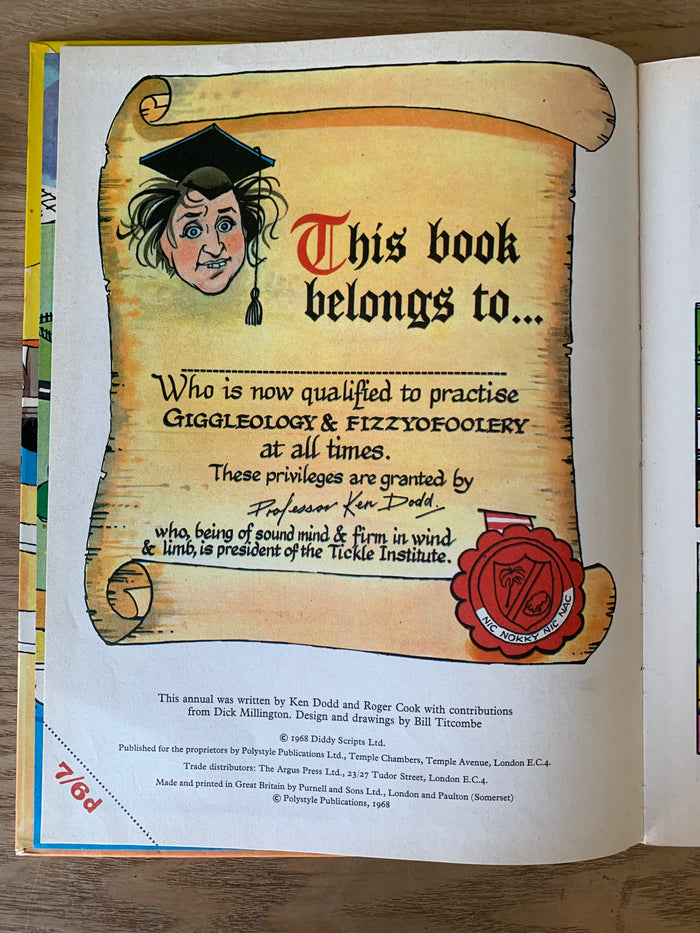 Ken Dodd's Diddymen Annual 1969