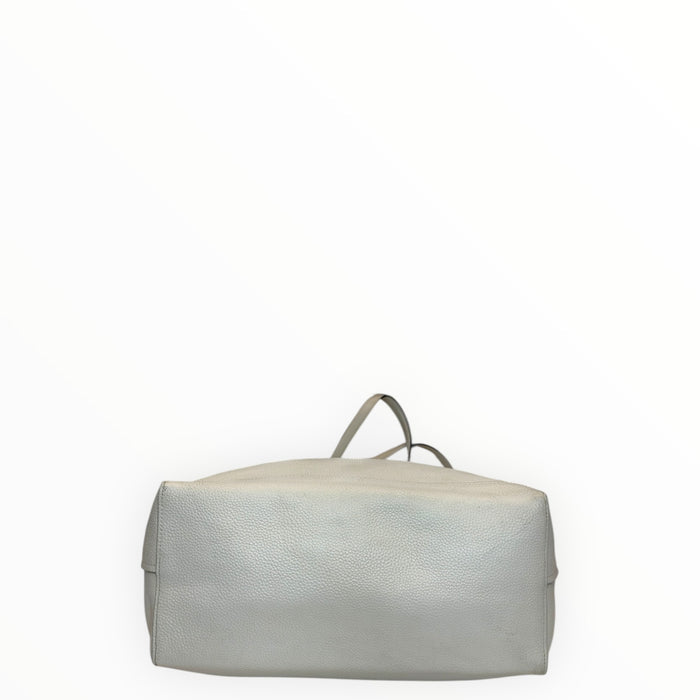 Coach KIA Tote White Leather