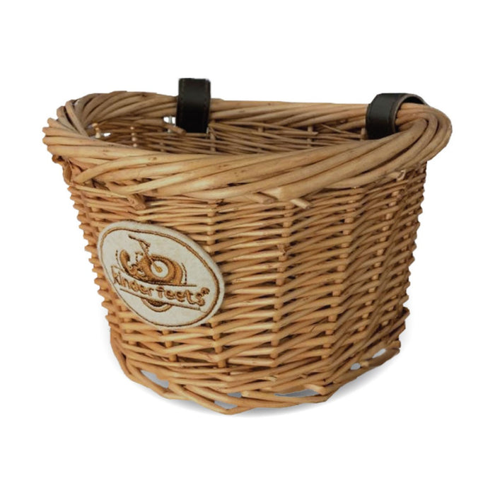 Kinderfeets Handwoven Wicker Basket for Balance Bike Trike