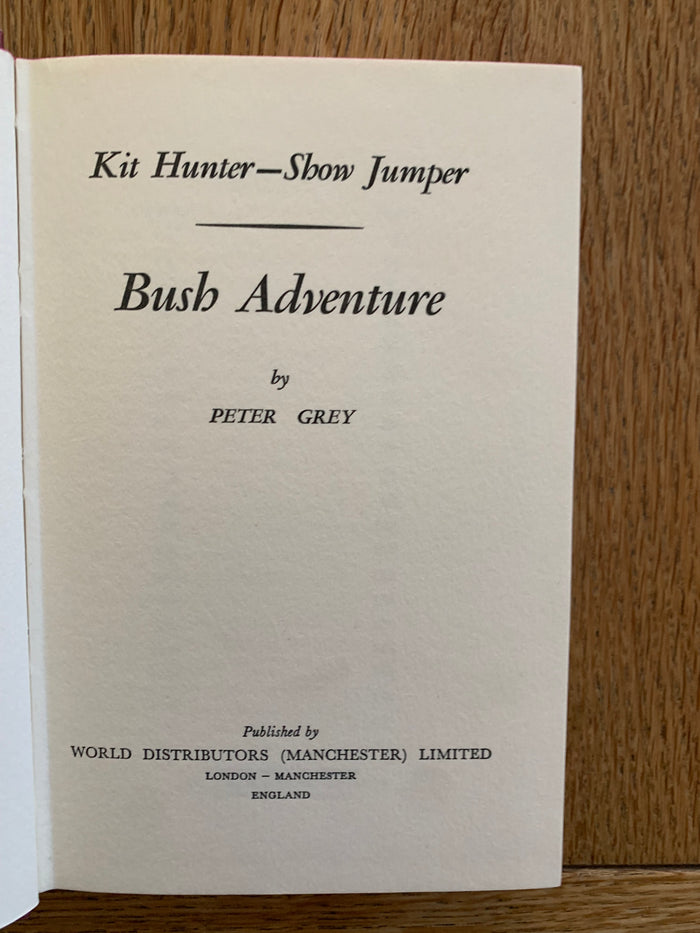 Kit Hunter Show Jumper - Bush Adventure