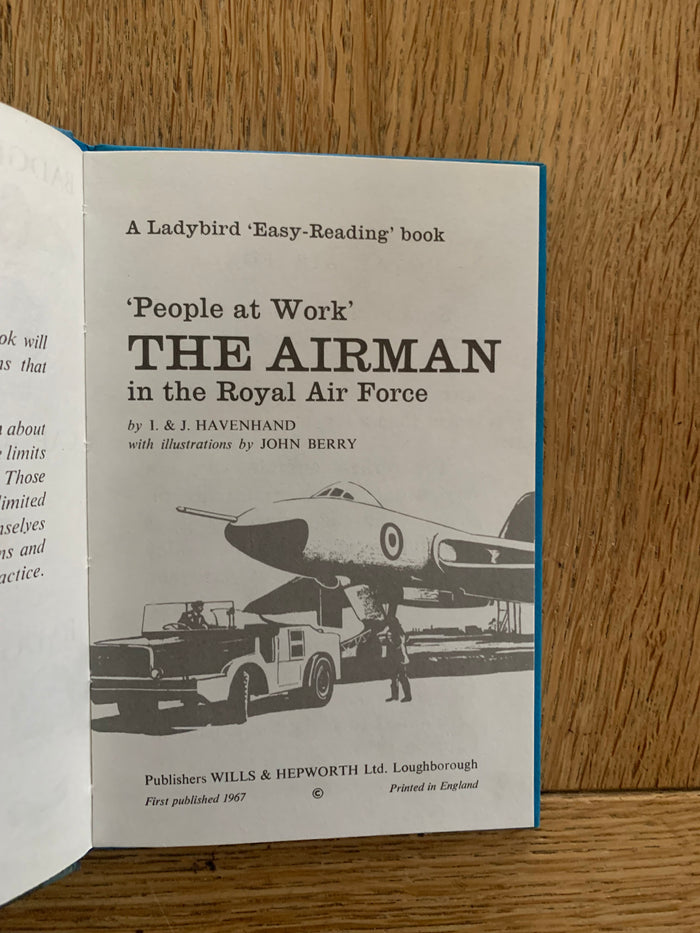 Ladybird People at Work Series 606B: The Airman in the Royal Air Force