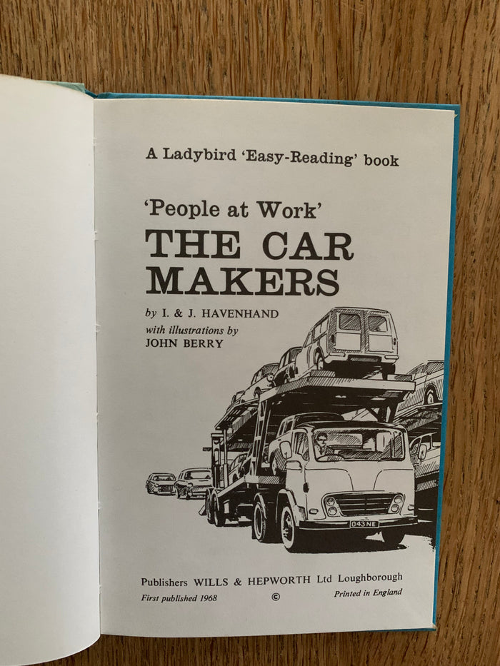 Ladybird People at Work Series 606B: The Car Makers