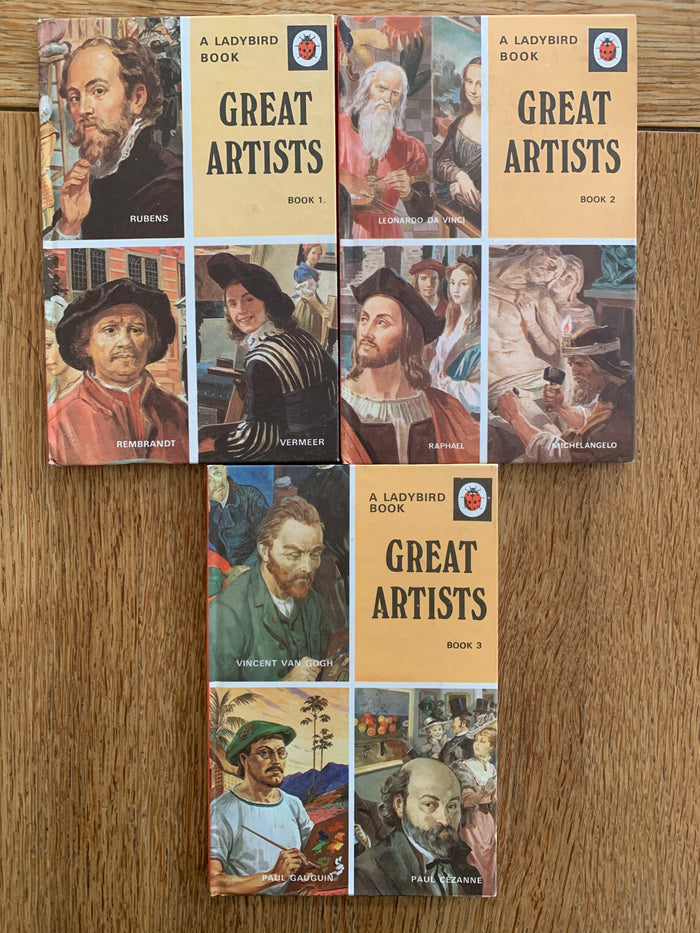 Ladybird Series 701 - Great Artists. Books 1-3. Complete set.