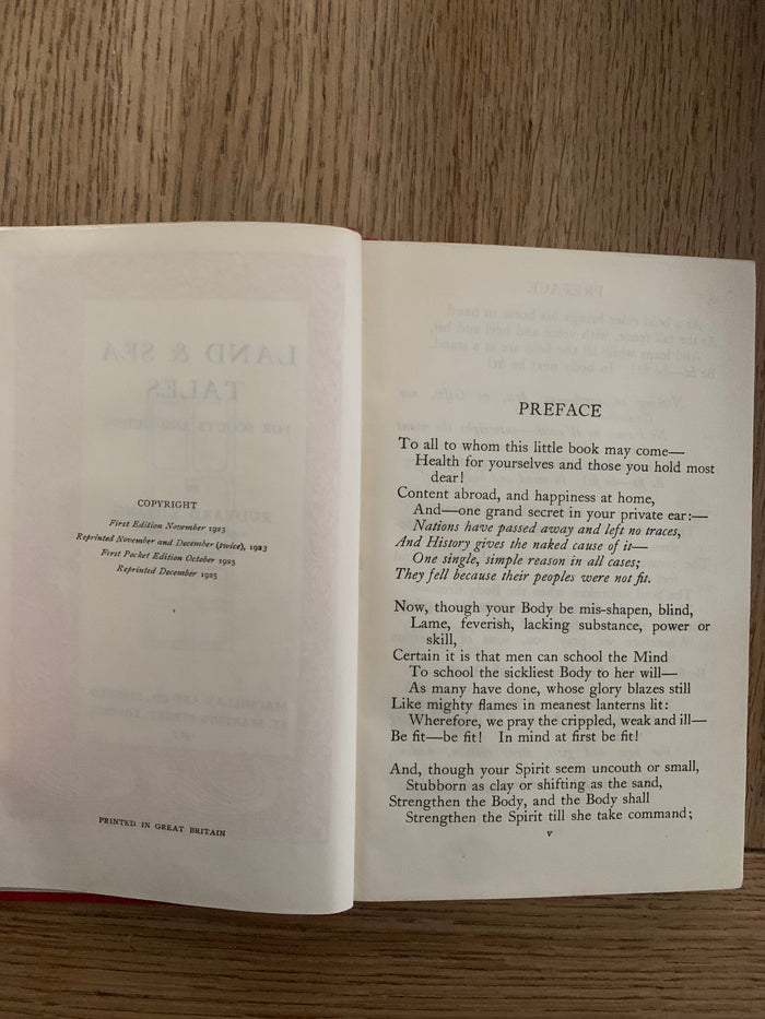 Land and Sea Tales For Scouts and Guides