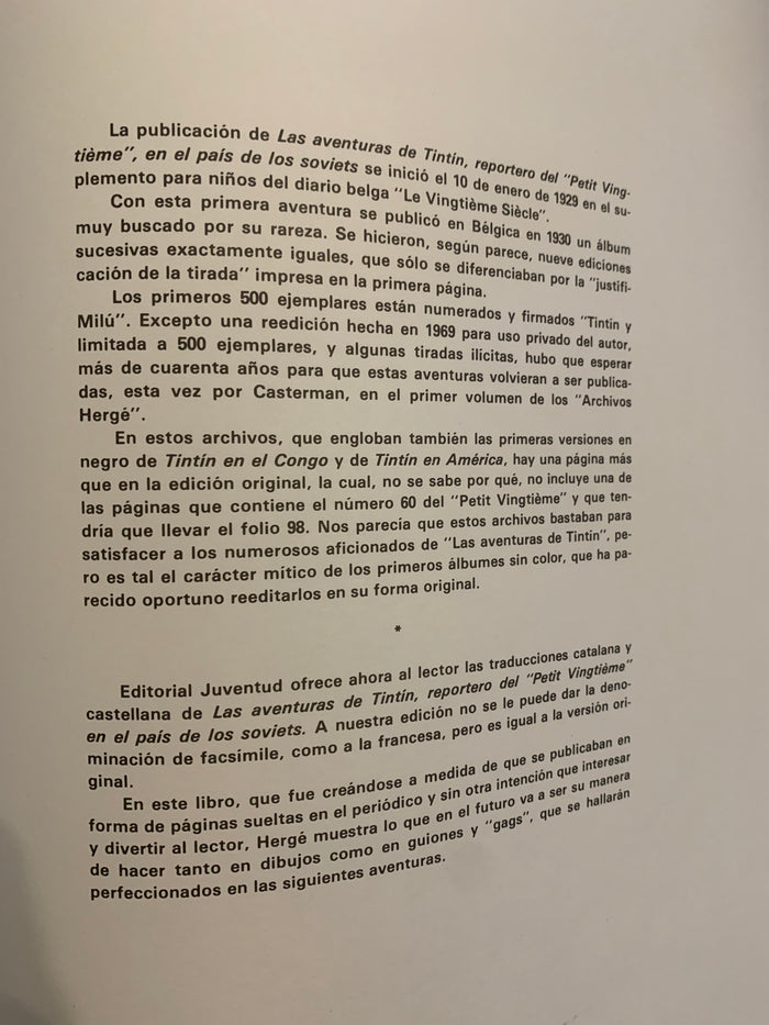 Las Adventuras de Tintin - En El Pais De Los Soviets