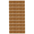 Lawn Edgings 10 pcs 20x103 cm Flexible Corten steel
