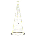 LED Christmas Tree 180cm 200 LED Lights 8 Function Xmas Decor Warm White