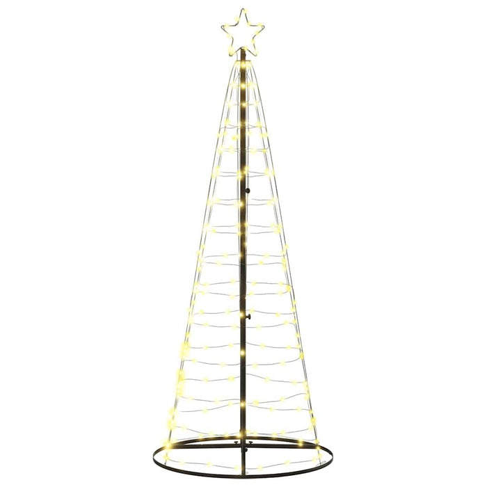 LED Christmas Tree 180cm 200 LED Lights 8 Function Xmas Decor Warm White