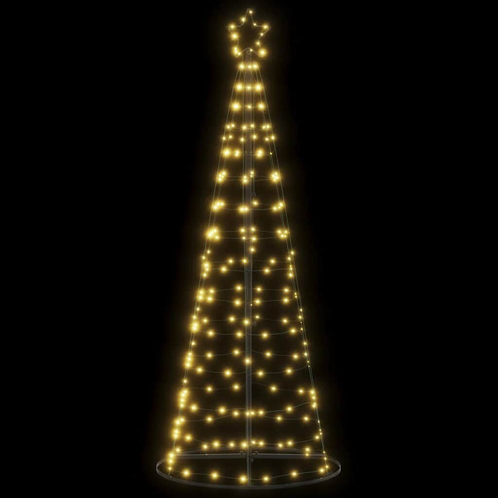 LED Christmas Tree 180cm 200 LED Lights 8 Function Xmas Decor Warm White