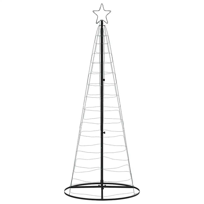 LED Christmas Tree 180cm 200 LED Lights 8 Function Xmas Decor Warm White