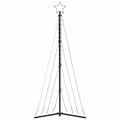 LED Christmas Tree 187cm 339 LED Lights 8 Function Xmas Decor Cold White