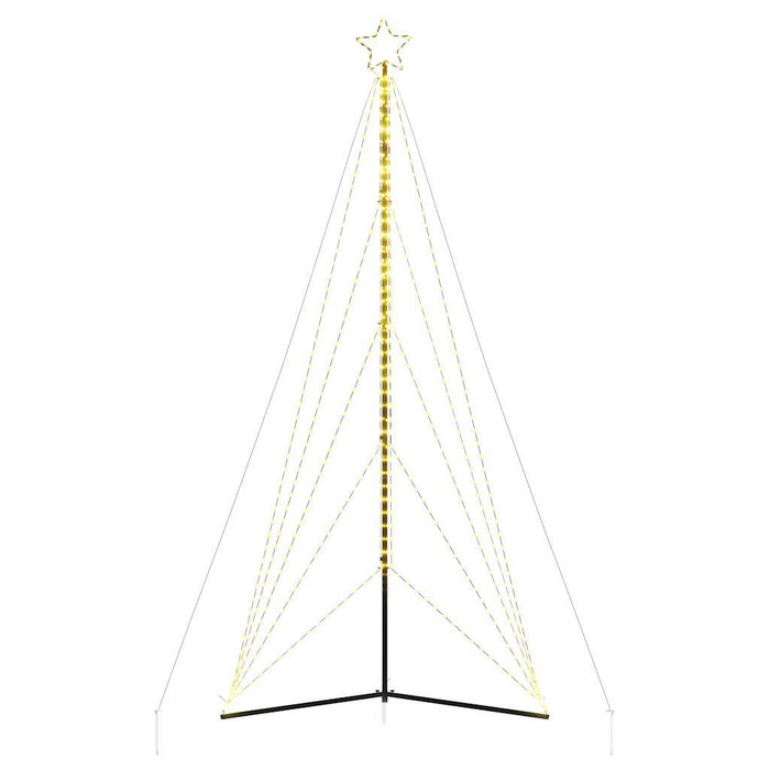 LED Christmas Tree 615 LEDs Warm White 404.5 cm