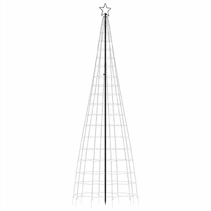 LED Christmas Tree with Spikes 570 LEDs Cold White 300 cm