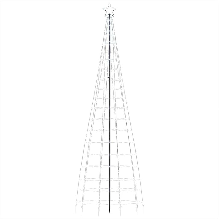 LED Christmas Tree with Spikes 570 LEDs Cold White 300 cm