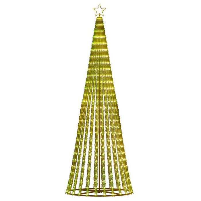 LED Christmas Tree with Spikes 570 LEDs Warm White 300 cm
