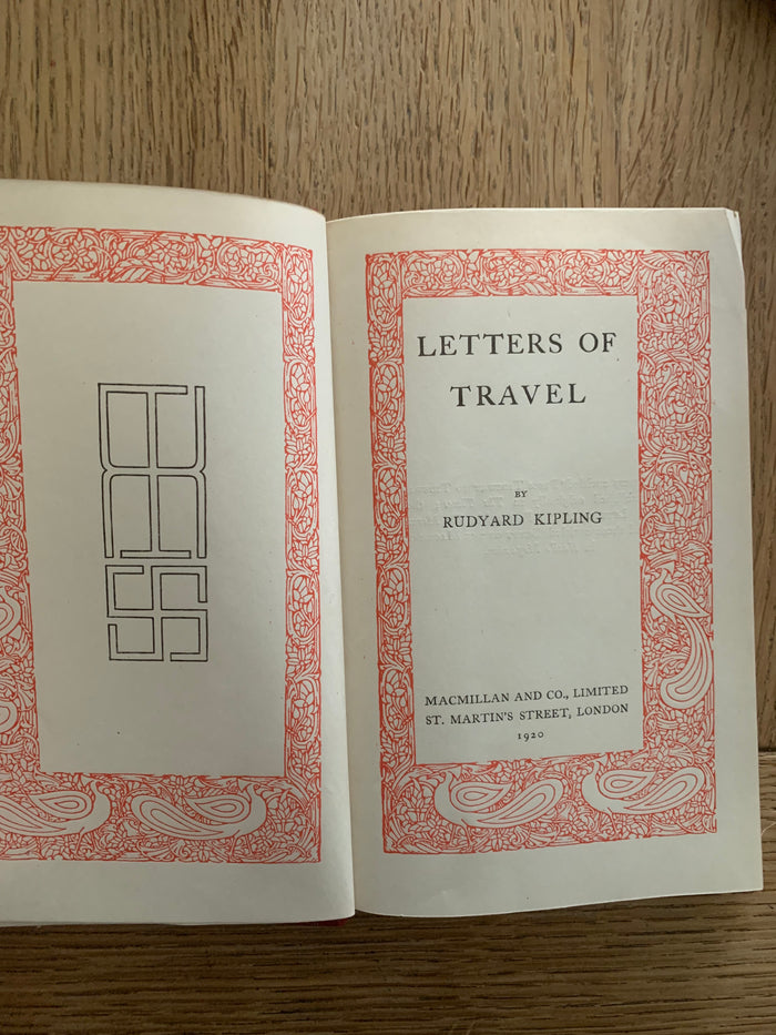 Letters of Travel (1892-1913)