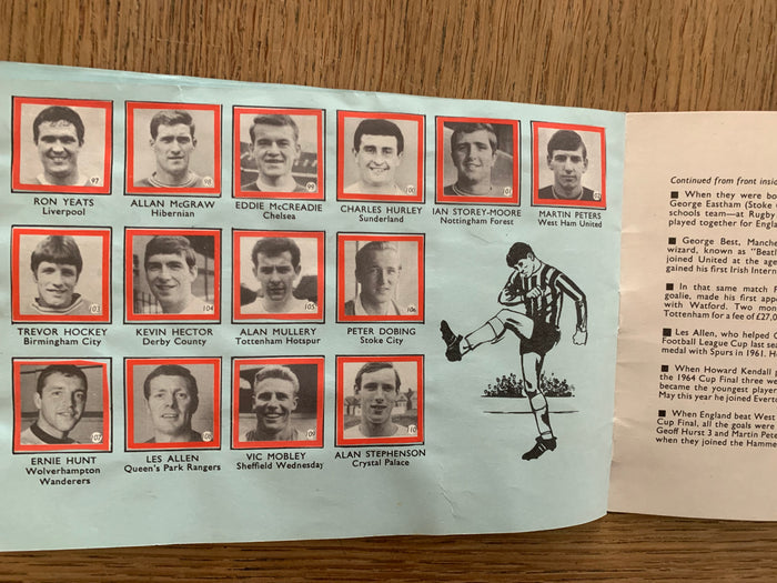 Lion and Champion Album of Soccer Stars
