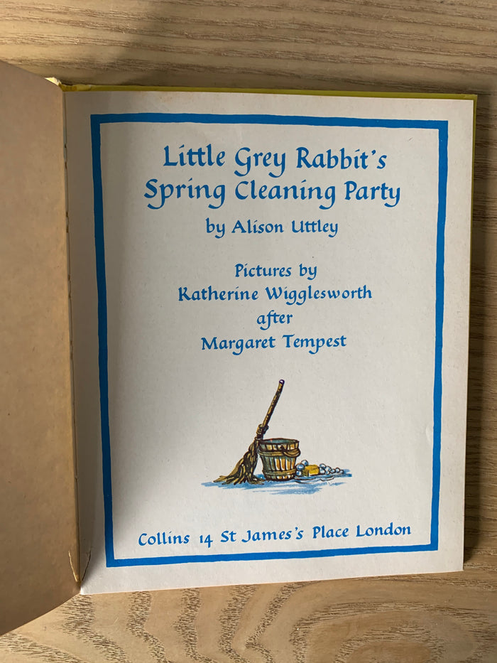 Little Grey Rabbit's Spring Cleaning Party
