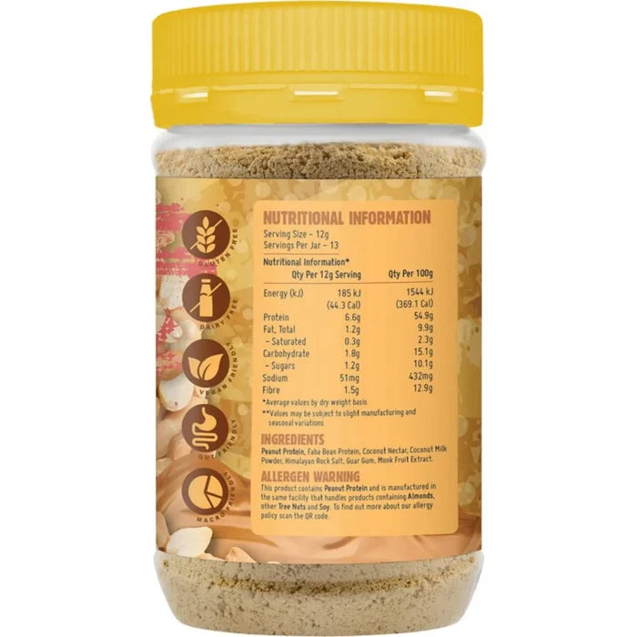Macro Mike Powdered Peanut Butter 156g Sweet Original