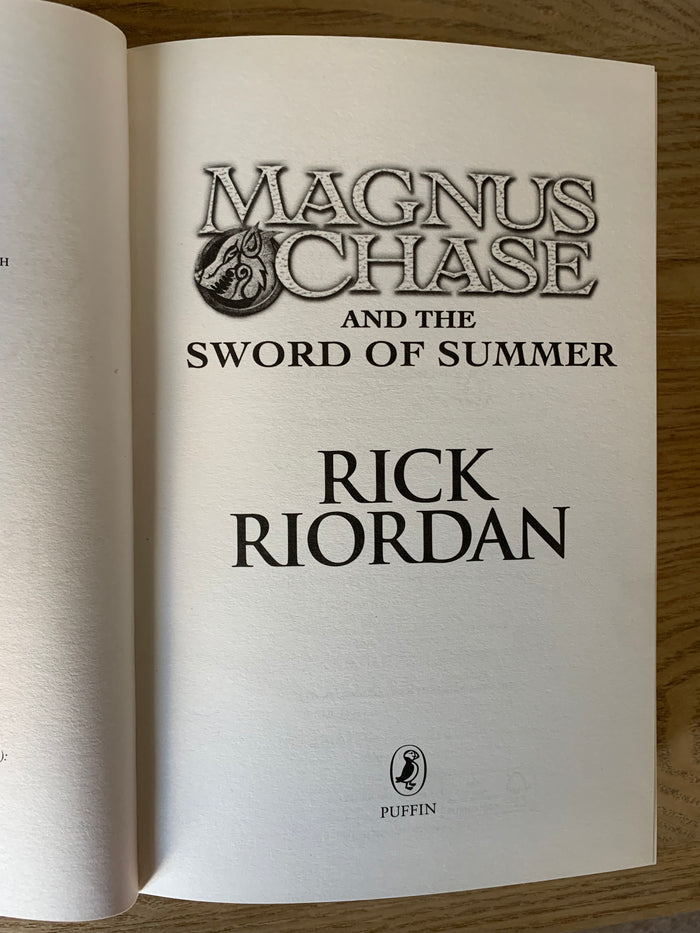 Magnus Chase and the Sword of Summer