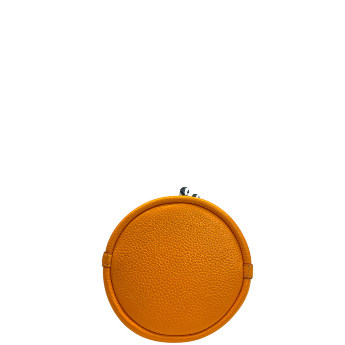 Marc Jacobs The Bucket Bag Micro Orange Leather
