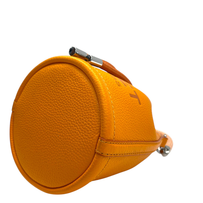 Marc Jacobs The Bucket Bag Micro Orange Leather