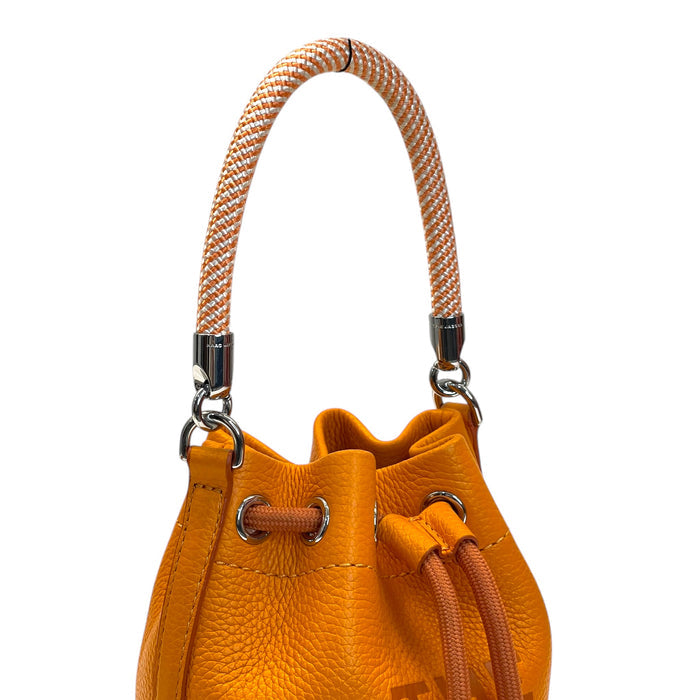 Marc Jacobs The Bucket Bag Micro Orange Leather